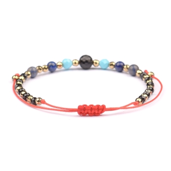 Bransoletka celebrytka TURMALIN + znak zodiaku STRZELEC zodiak